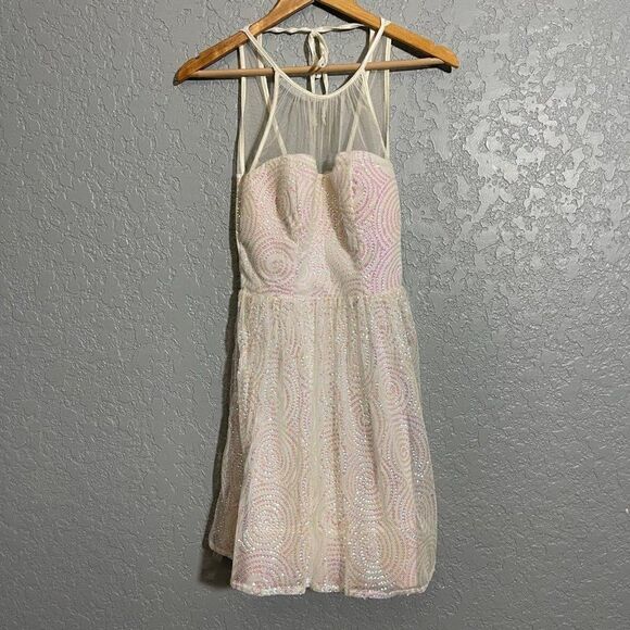 Ruby Rox Womens Sequined Party Pleated Dress - Picture 9 of 11